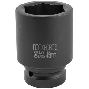 Impact Deep Socket 45 mm 1" 6-Point — Rockforce RF-48510045