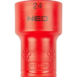 Socket bit 1/2" 24 mm 6‑point 1000V for insulated work — NEO tools 01-192