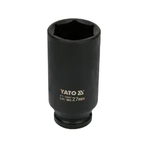 Impact socket YATO YT-1047, 1/2" drive, black, 38 mm diameter, 78 mm width