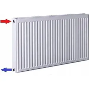 Radiator Caradon K33 500x1400 mm, steel panel heater 2852 W, model K33/50/140 with brackets