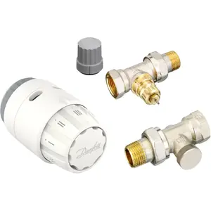 Radiatora termostata komplekts DANFOSS RAS-C2 + RA-FN + RLV-S 15 S, taisns savienojums