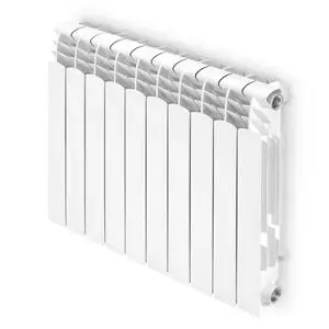 Alumīnija radiators Ferroli Proteo HP600 x 98 mm, ass attālums 500 mm, 10 ribas (747058010)