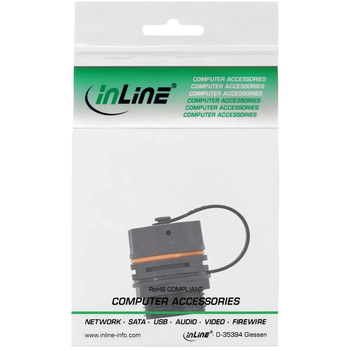InLine Cat.6A IP68 RJ45 female patch connector Photo 3