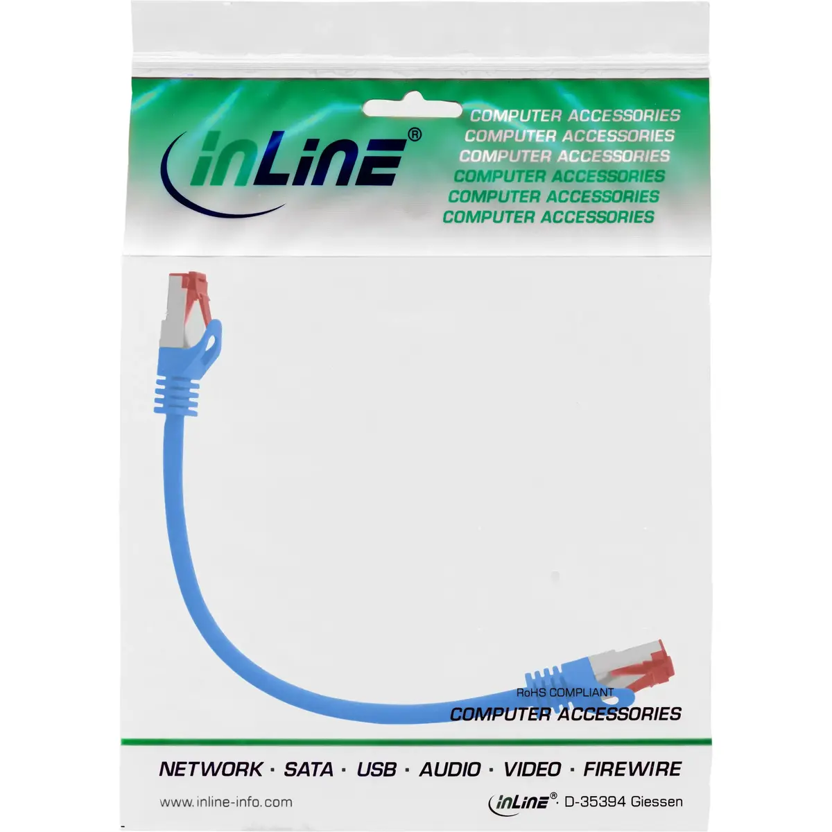 Intos Cat6 S/FTP PiMF патч‑кабель 0,3 м Photo 3