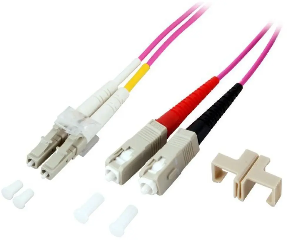 TECHLY SC–LC Multimode OM4 1 m fiber cable Photo 8