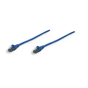 INTELLINET Кабель Ethernet Cat6 UTP RJ-45–RJ-45, 0,3 м, синий