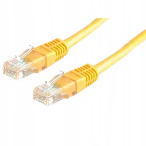 Patch cable UTP Category 6 (Class E) Secomp, yellow, 3 m