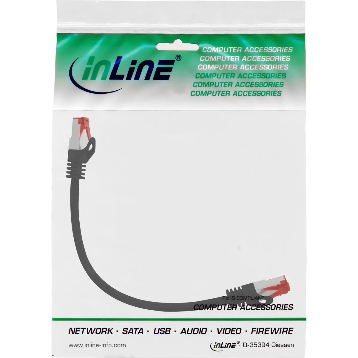 Intos Cat6 S/FTP PiMF патч‑кабель 0,25 м Photo 3