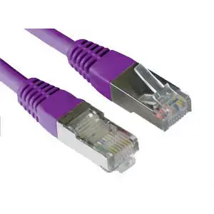Tīkla kabelis LOGON SSTP Cat5e, RJ-45 uz RJ-45, 0,15 m, violets