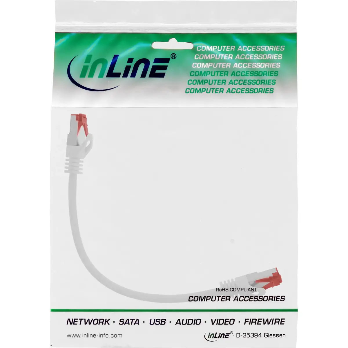 Intos Cat6 S/FTP PiMF патч-корд 0,25 м Photo 3