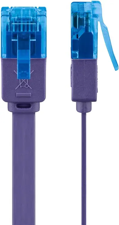 GOOBAY CAT6A flat patch cable 0.5 m Photo 3