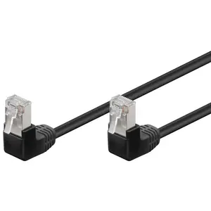 Сетевой кабель GOOBAY 96077 Cat5e F/UTP (FTP) черный 0,5 м RJ-45–RJ-45