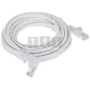 Ethernet patch cable TST PATCHCORD RJ45/5.0-PK/W, RJ45, 5.0 m, UTP, 8P8C