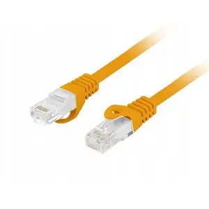 Patchcord LANBERG Category 6 UTP LSZH Copper 15 m Orange Fluke Passed