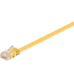 Network patch cable GOOBAY Cat6 RJ-45 to RJ-45 1 m U/UTP yellow