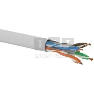Network U/UTP Cat.6A cable Q-LANTEC KIU6ALSOH500DQ, LSOH, Dca, 4x2x23 AWG, 10Gb/s, 500 m, gray