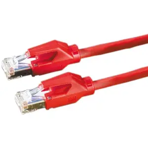 Кабель Datwyler Cat6 2 м, экранирование S/FTP (S‑STP), разъёмы RJ‑45 — красный