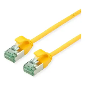 Ethernet savienojuma kabelis XXX_Assmann (Digitus) 21.45.3323 Cat6a U/FTP RJ-45—RJ-45, 1 m, dzeltens, no pārstrādāta materiāla