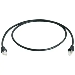 Tīkla kabelis Telegaertner MP8 FS 500 LSZH 0,25 m Cat6a SF/UTP RJ-45 — melns