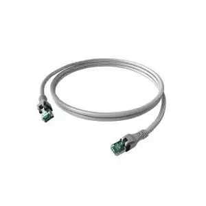 Сетевой кабель EASYLAN DualBoot PushPull Cat.6a S/FTP 10 м, RJ-45–RJ-45, серый