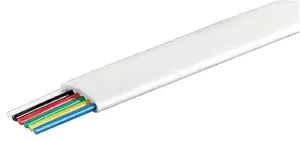 Плоский телефонный кабель GOOBAY 6-жильный AWG 28 CCA, бухта 100 м, белый