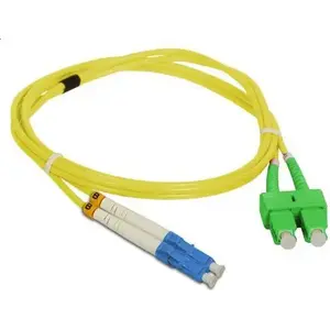 Fiber optic patch cord Alantec SC/APC to LC duplex, singlemode 9/125 µm, length 5.0 m