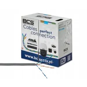 BCS UTP kabelis Cat 5e LSOH, 305 m kaste — BCS-U/UTP-CAT5E-LSOH