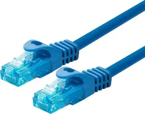 Патч-корд EXC Cat5e U/UTP RJ45 — 0,15 м, синий