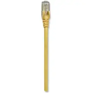 Патч‑кабель INTELLINET Cat6 UTP 0,3 м, RJ-45–RJ-45, золотое напыление контактов, жёлтый