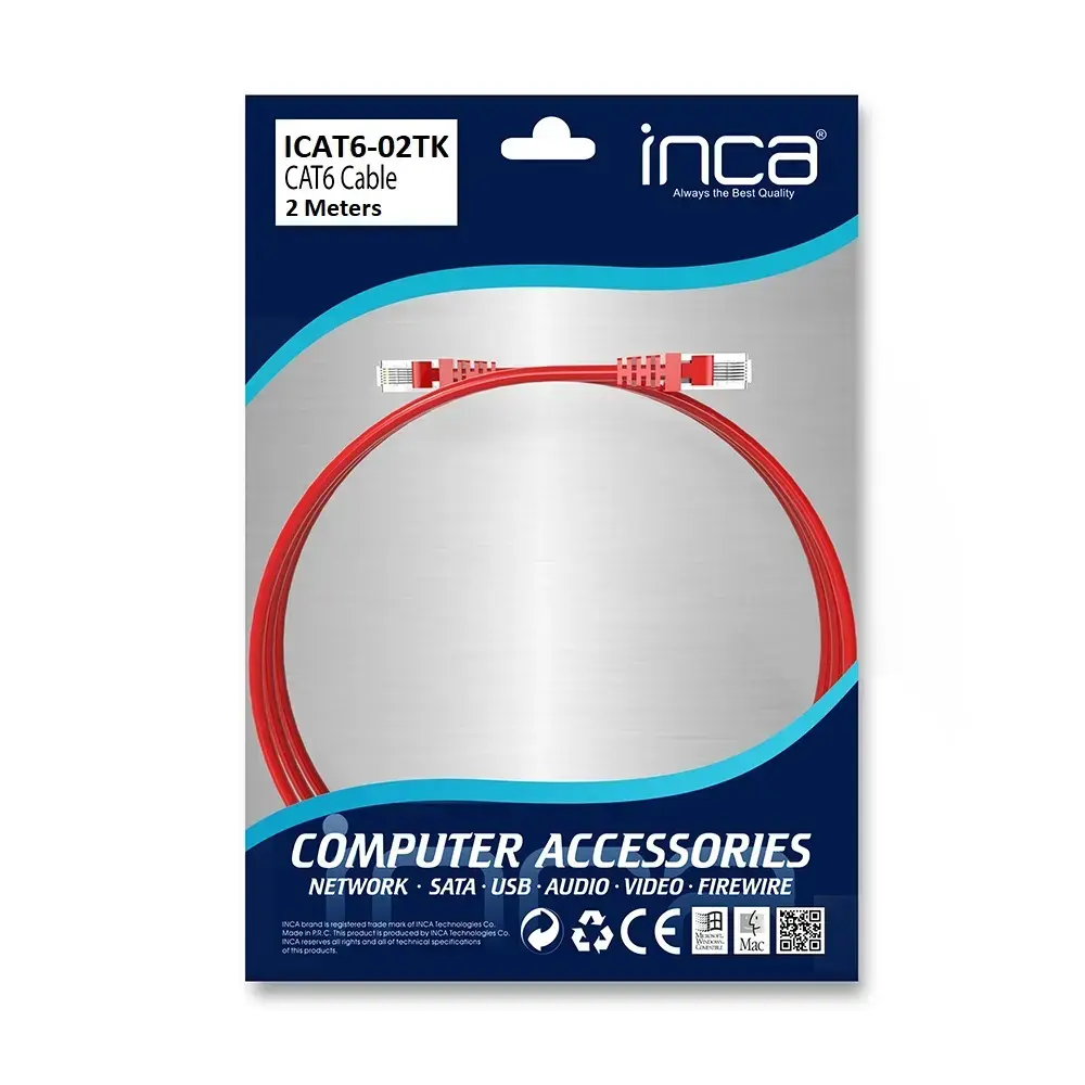 Wirewin Inca CAT6 RJ45 2 m kabelis Photo 7