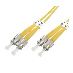 Fiber optic patch cable LOGILINK 3 m, single-mode 9/125 µm, ST–ST, yellow