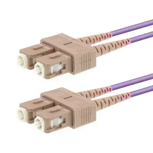 Fibre optic cable LOGON AL5SCSC25I/4I OM4 SC–SC 25 m, 50 µm, full duplex