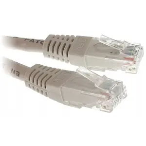 Патчкорд RJ45 0,5 м серый, сетевой кабель 8P8C, No name (RJ45/6/0.5-GREY)