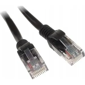Patchcord RJ45 1.8 m, RBLINE, black — Ethernet network cable, RJ45 connectors