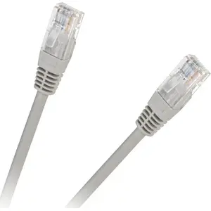 Patchcord UTP 8 vadu LP 1 m CCA — RJ45 kontakts‑kontakts, Ethernet kabelis