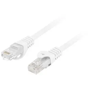 Patchcord LANBERG Cat6 UTP LSZH copper patch cable 20 m white Fluke Passed