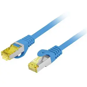 Patchcord LANBERG Category 6A S/FTP LSZH Cu 20 m blue, Fluke passed
