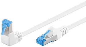 Сетевой патч‑кабель GOOBAY 51566 Cat6a S/FTP (S‑STP) RJ‑45—RJ‑45, 3 м, бело‑голубой