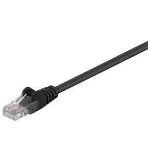 Networking cable GOOBAY 68644 — Cat5e U/UTP patch cable, RJ-45 to RJ-45, 1 m, black