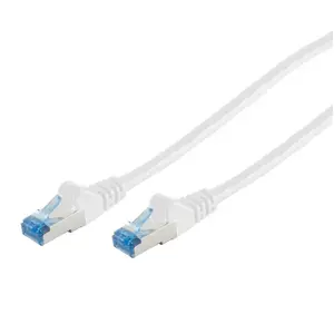 Networking cable No name 75711-W Cat6a S/FTP (S-STP) RJ-45 to RJ-45 1 m White