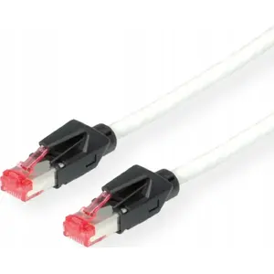 Патч‑кабель Datwyler S/FTP Кат. 6 (класс E) CU 7702 flex LS0H, разъём Hirose TM21, серый, 3 м