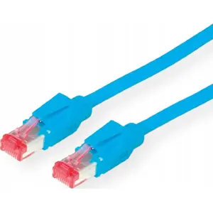 Savienojuma kabelis Datwyler Cat.6 (klase E) S/FTP CU 7702 flex LS0H ar Hirose TM21, zils, 3 m