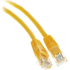 Патч-корд CONOTECH™ RJ45 1.0 м жёлтый — сетевой патч-кабель, длина 1.0 м