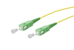 Оптический кабель Metz InfiniBand 151P3EAEA50E, 5 м, SC–SC, G.657.A2, 9 µм, полнодуплексный, I‑V(ZN) H, жёлтый