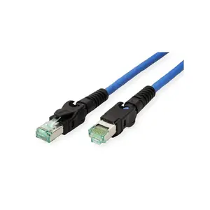 Сетевой кабель EASYLAN Cat6a S/FTP (S-STP) синий 1 м, RJ-45—RJ-45, 10 Гбит/с