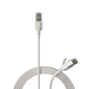 Networking cable Procab CSD560W/2 — Cat6a U/UTP patch cable, RJ-45 to RJ-45, 2 m, white