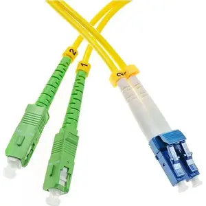 Savienotājs RBLINE LC/APC‑LC/APC duplex 1 m vienmoda 9/125 µm 3,0 mm G.652D