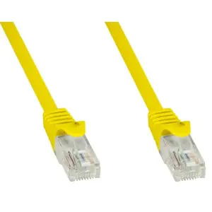 Networking cable TECHLY ICOC CCA5U-0025-YET Cat5e U/UTP RJ-45–RJ-45 0.25 m Yellow