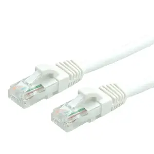Tīkla patch kabelis Secomp Cat6 U/UTP, bezhalogēnu, RJ‑45–RJ‑45, 1,5 m, balts