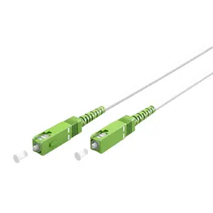 Оптический кабель GOOBAY 59597 — FTTH OS2, SC–SC разъёмы, 5 м, сердечник 9 мкм (белый)